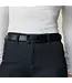 Lois Ember silver leather belt Black/brown