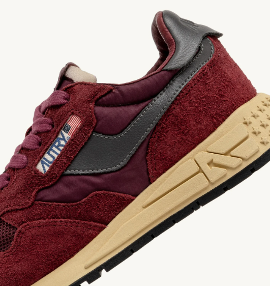 Autry Reelwind low wom UT29 suede/net Rounge/cordovan