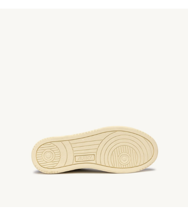 Autry Medalist low wom FT19 soft leather/suede sneakers White/mogano