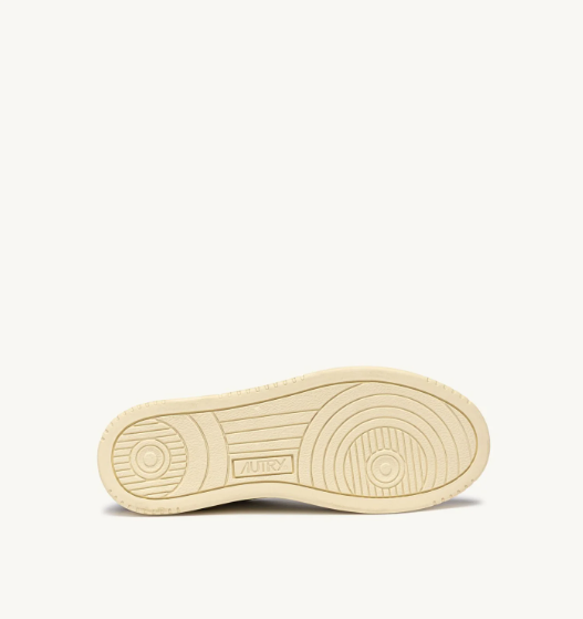 Autry Medalist low wom FT19 soft leather/suede sneakers White/mogano