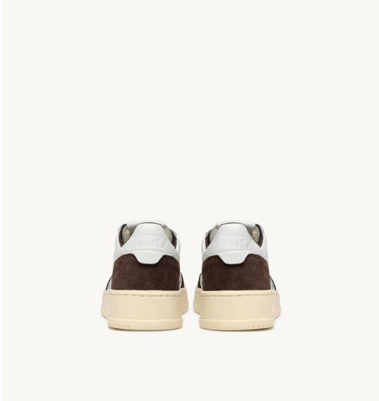 Autry Medalist low wom FT19 soft leather/suede sneakers White/mogano