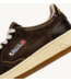 Autry Medalist low wom CJ01 suede/cocco print sneakers Mustang/brown