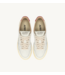 Autry Medalist low wom BJ01 leather/suede/logo sneakers White/deep claret