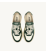 Autry Medalist low wom CZ02 leather/cocco print sneakers Marshmallow/green