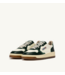 Autry Medalist low wom CZ02 leather/cocco print sneakers Marshmallow/green