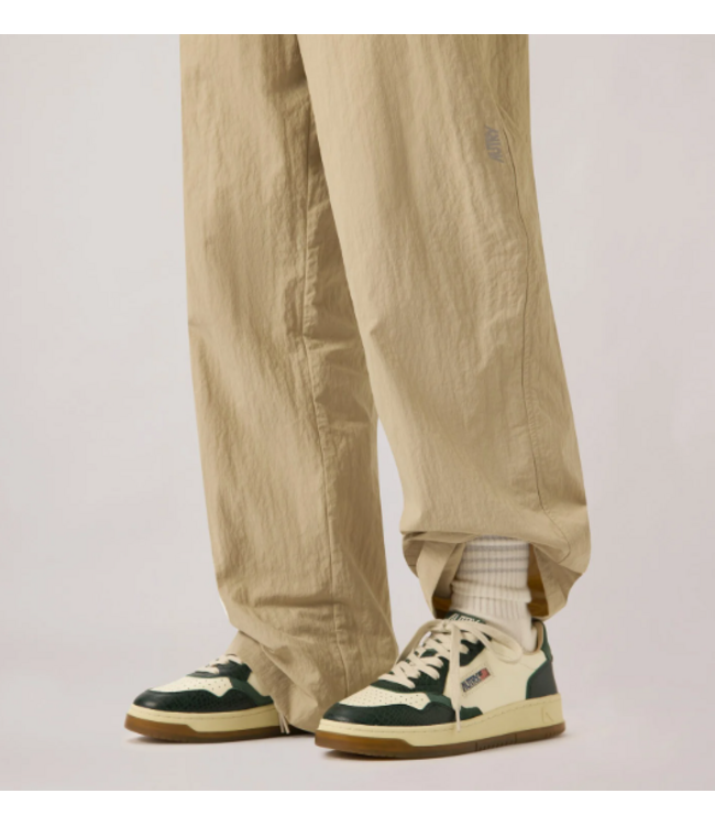 Autry Medalist low wom CZ02 leather/cocco print sneakers Marshmallow/green