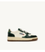 Autry Medalist low wom CZ02 leather/cocco print sneakers Marshmallow/green