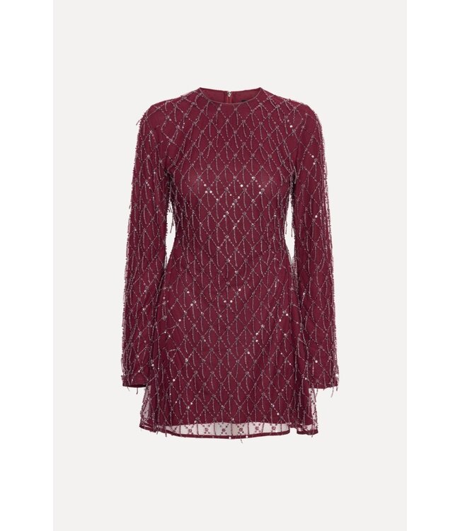 ROTATE Sequins mini flared dress Winetasting