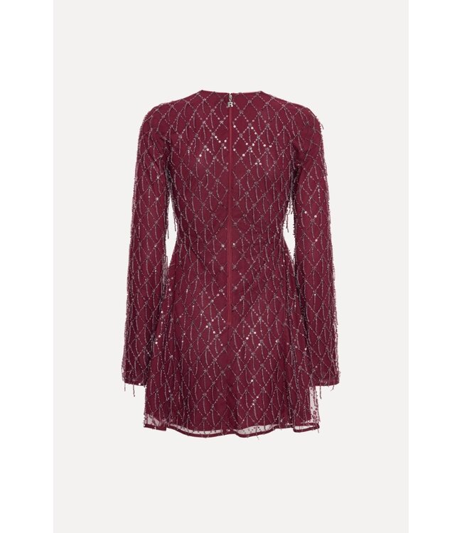 ROTATE Sequins mini flared dress Winetasting