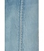 ROTATE Straight denim zip jeans Light blue denim