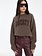 ROTATE Crewneck sweater Cocoa brown