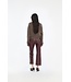 ROTATE Crewneck sweater Cocoa brown