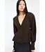 ROTATE Knit peplum cardigan Molé