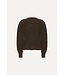 ROTATE Knit peplum cardigan Molé