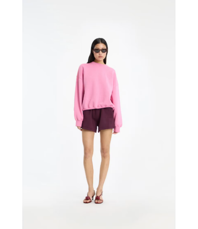 ROTATE Classic sweatshirt Aurora pink melange