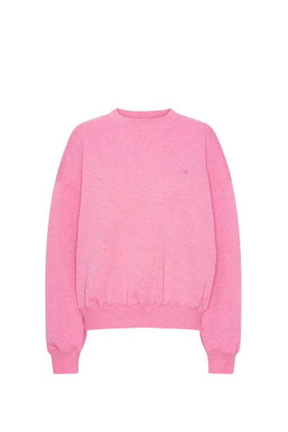 ROTATE Classic sweatshirt Aurora pink melange