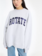 ROTATE Classic sweatshirt Light grey melange