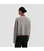 OLAF Wool knitted cardigan Sharkskin