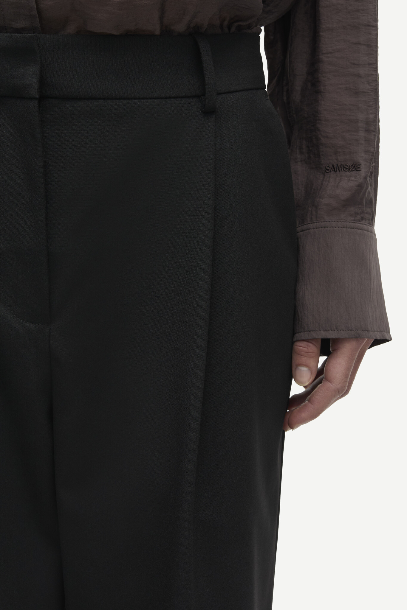 Samsoe Samsoe Saagneta trousers Black