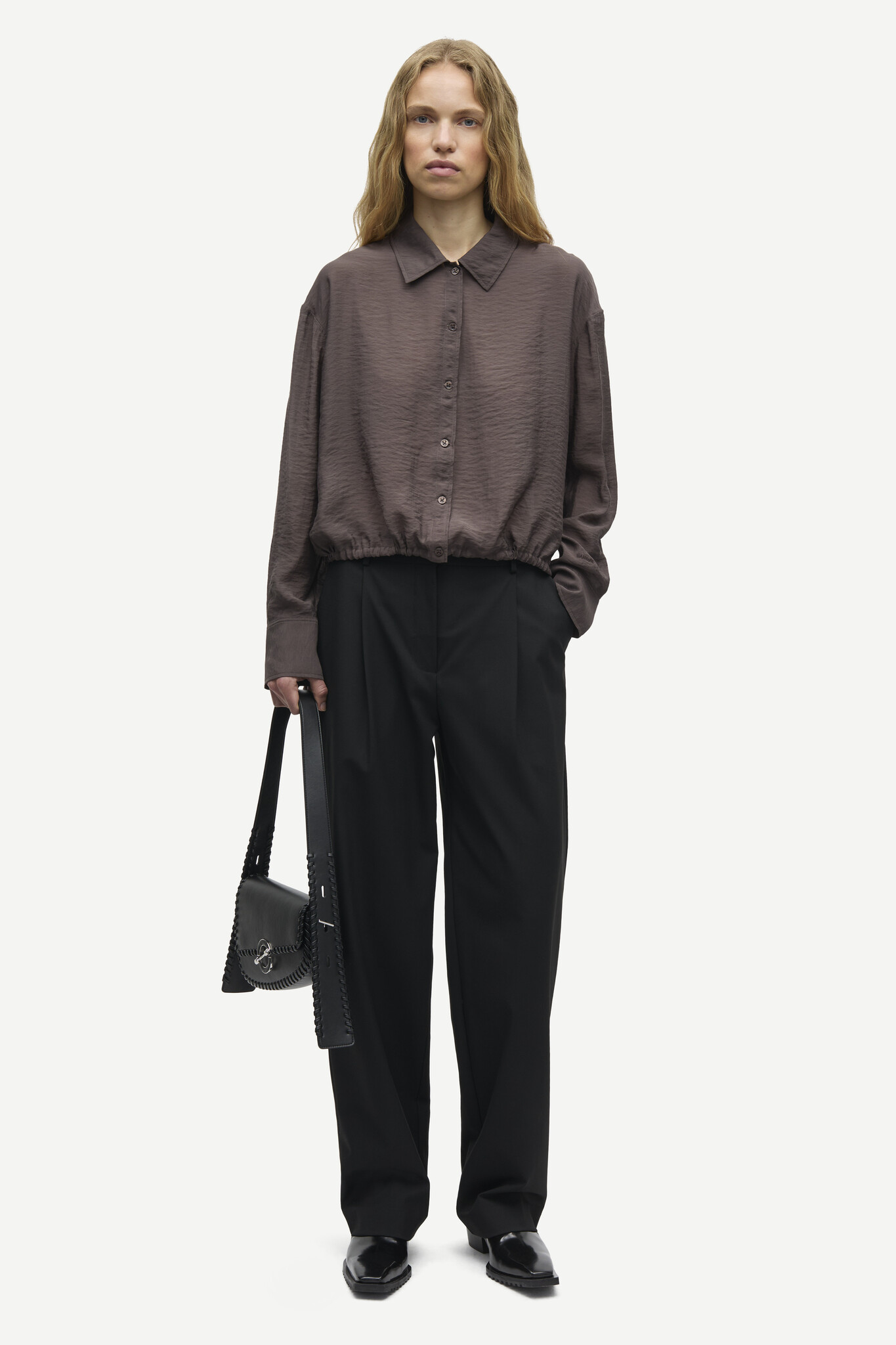 Samsoe Samsoe Saagneta trousers Black