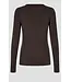 Second Female Matima O-neck tee Dark brown