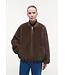 Studio AR Etta faux mink jas Choco