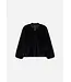 Studio AR Etta faux mink jas Dark grey