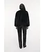 Studio AR Etta faux mink jas Dark grey