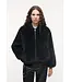 Studio AR Etta faux mink jas Dark grey