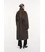 Studio AR Freja faux mink jas Choco