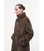Studio AR Freja faux mink jas Choco