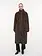 Studio AR Freja faux mink jas Choco