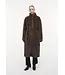 Studio AR Freja faux mink jas Choco