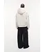 Studio AR Isadee faux mink jas Ecru