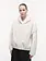 Studio AR Isadee faux mink jas Ecru