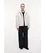 Studio AR Isadee faux mink jas Ecru