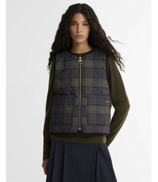 Barbour Nunwell reversible quilted liner Black/Shadow/Classic