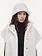 Studio AR Beau faux mink hat Ecru