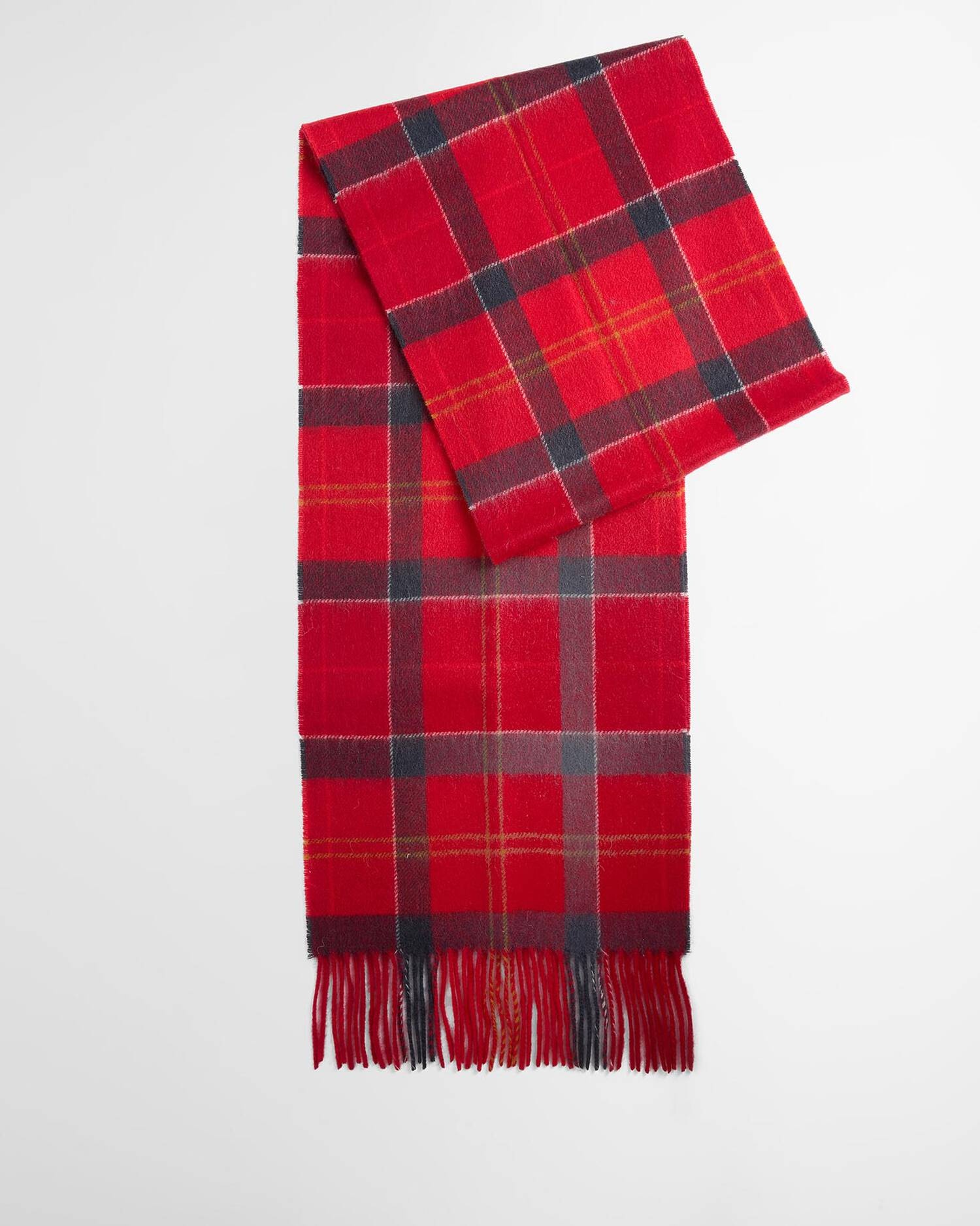 Barbour Tartan scarf Cardinal tartan