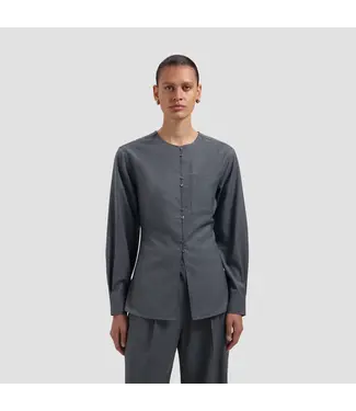 OLAF Wool fitted shirt Sharkshin