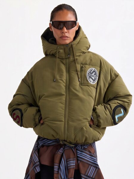 Stieglitz Felice puffer jacket Green
