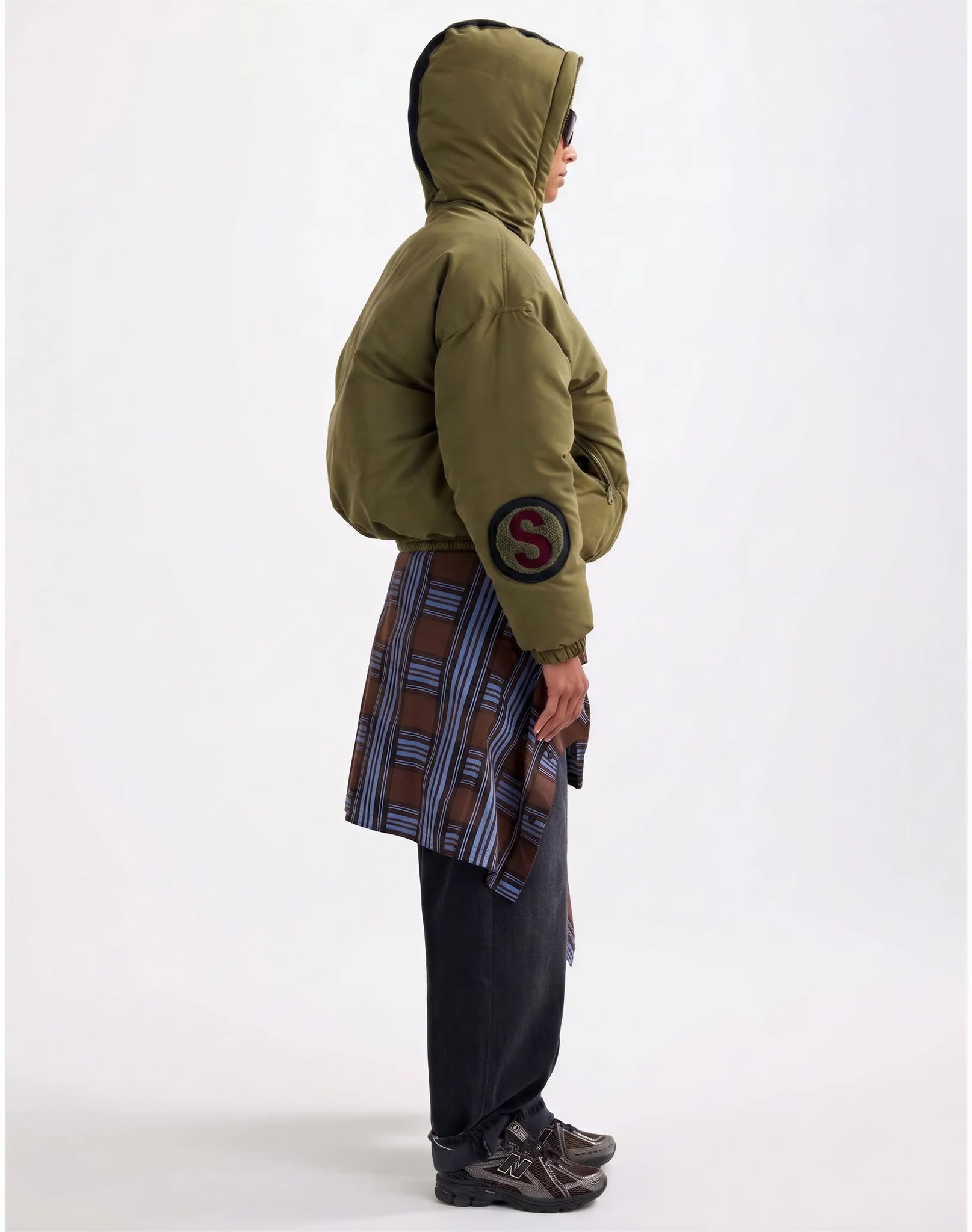 Stieglitz Felice puffer jacket Green