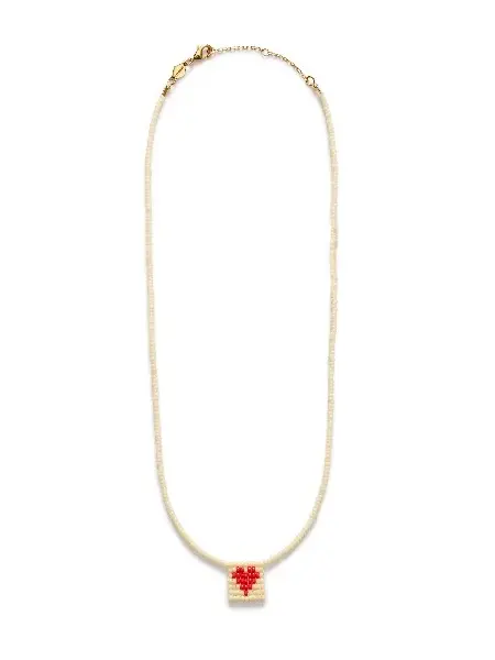 Anni Lu You are loved ketting Ecru