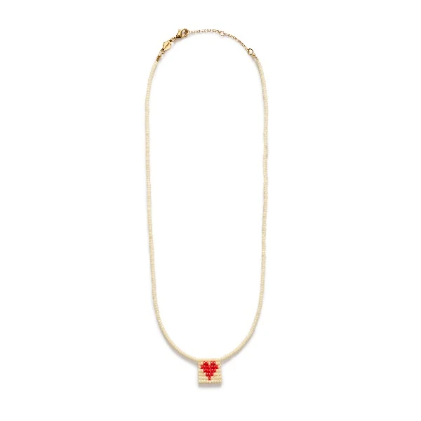 Anni Lu You are loved ketting Ecru