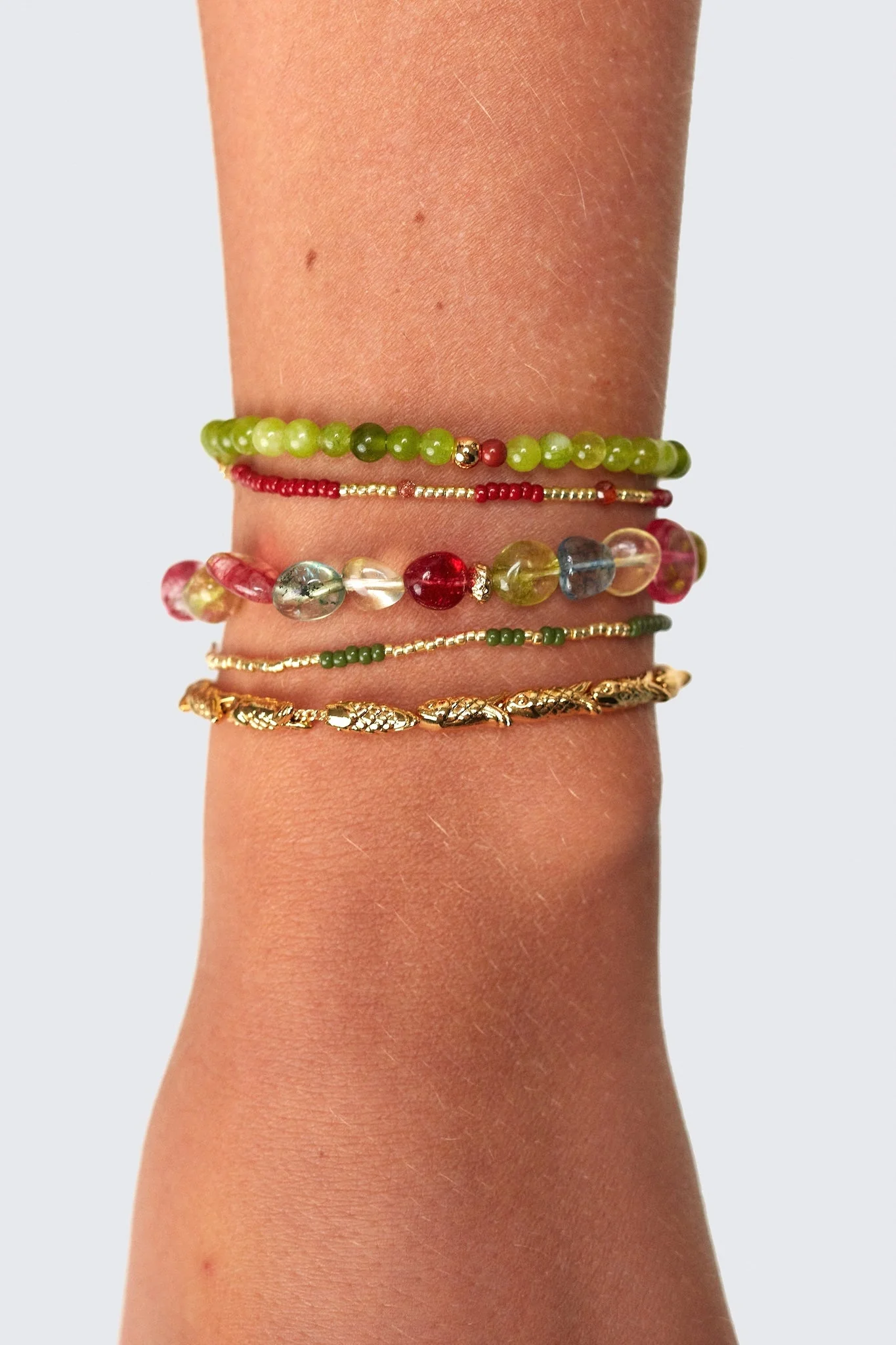 Anni Lu Fishy armband Gold