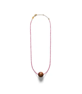 Anni Lu Pink mood ketting Hibiscus soda