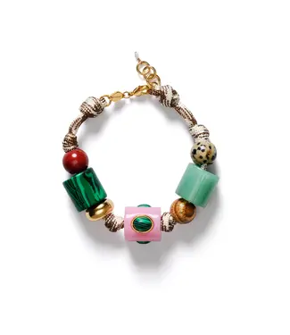Anni Lu Heartland armband Toasted almond