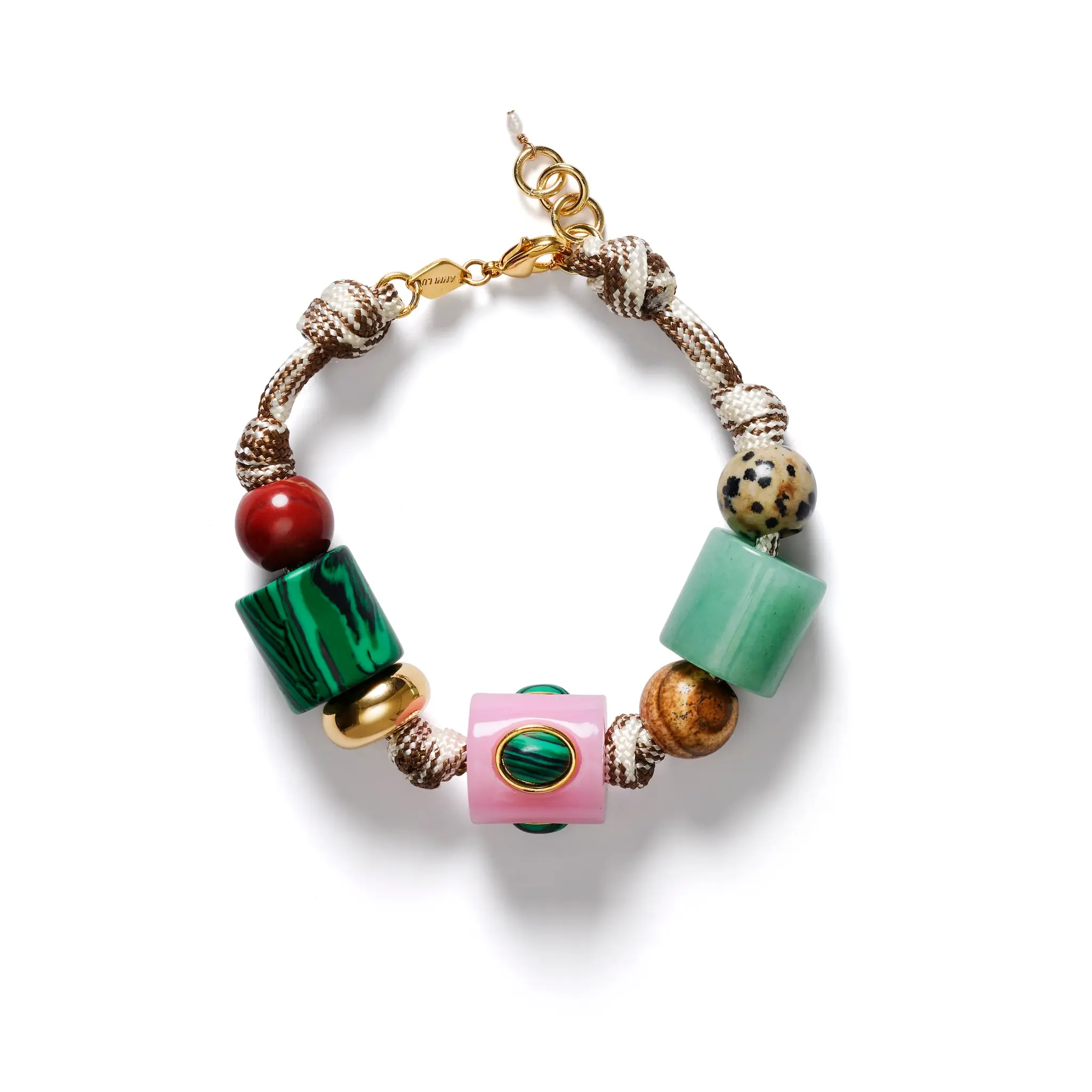 Anni Lu Heartland armband Toasted almond