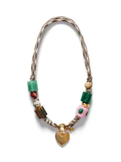 Anni Lu Heartland ketting Toasted almond
