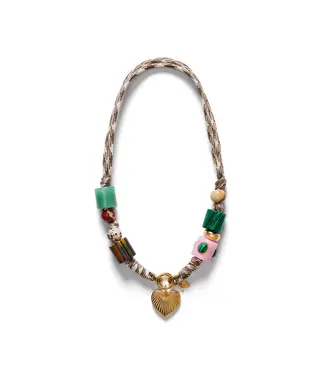 Anni Lu Heartland ketting Toasted almond